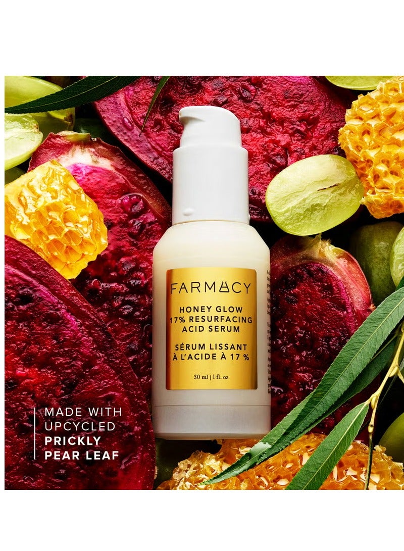 Farmacy Honey Glow 17% Resurfacing Acid Serum 30ml - Image 4