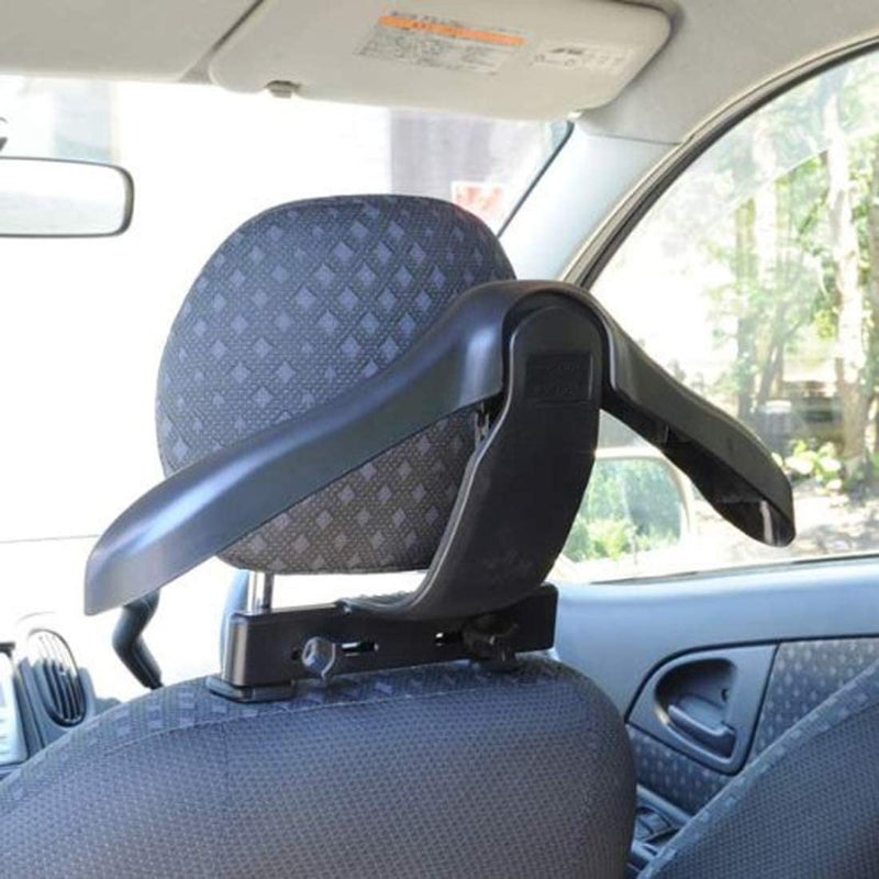 Gikvni Gikvni Car Coat Hanger Soft Back Seat Headrest Coat Clothes Hanger Jacket Suit Holder Rack for Universal Car Headrest Mount Seat Back Organizer oat Clothes Jacket Dress Shirts Suit Tie Cap Hanger Hook - Image 4