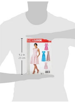 Simplicity New Look Patterns Un6341A Misses' Dress A (6 8 10 12 14 16 18)  - Image 5