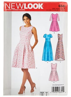 Simplicity New Look Patterns Un6341A Misses' Dress A (6 8 10 12 14 16 18)  - Image 1