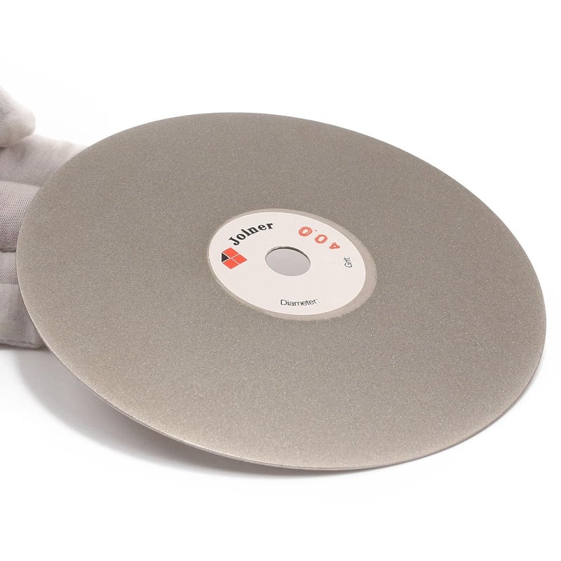 JOINER 6" inch 150 mm Grit 400 Diamond Grinding Disc Abrasive Wheel Coated Flat Lap Disk Jewelry Tools for Gemstone Glass Rock Ceramics - Image 5