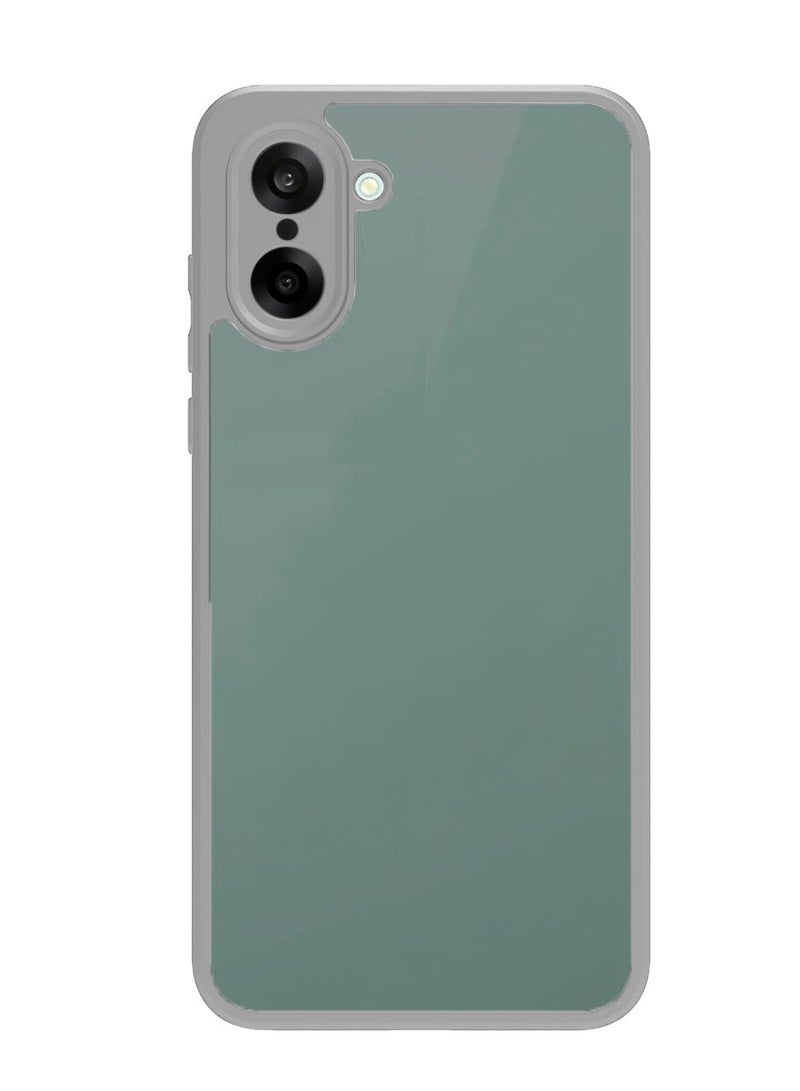 Wtech OnePlus Nord CE5 / OnePlus Ace 5 Racing 5G 2025 Hybrid TPU Silicone with Raised Camera Slim Armour Case Cover (MCAPSA) - Clear/Grey - Image 4