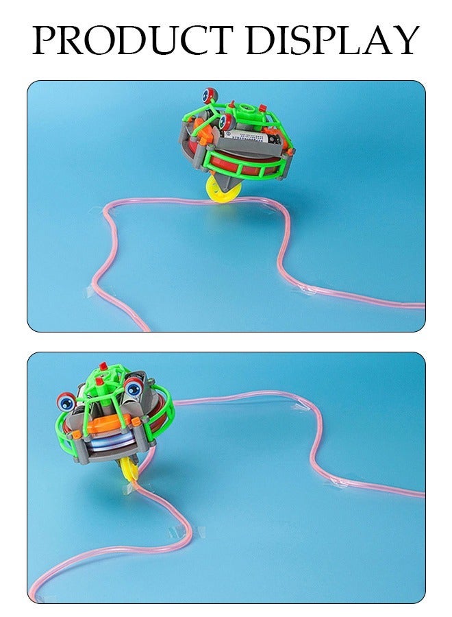 DUNISO Gyro balanced robot toy, unicycle tumbler toy, suitable for children's gifts - Image 4