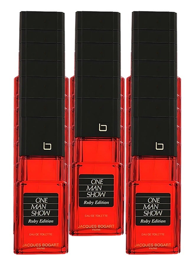 Jacques Bogart 20 Pieces One Man Show Ruby Edition Perfume For Men 100ml EDP - Image 1