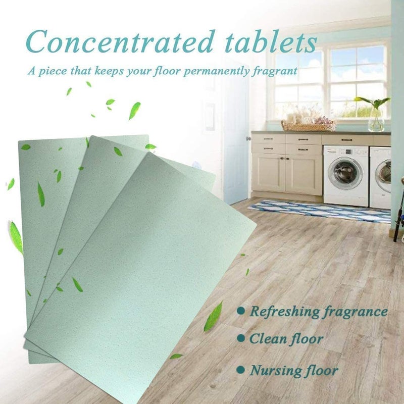 MARMIX Floor Cleaning Sheet Concentrate Cleaning Slice Floor Polish and Restore Tool WaterSoluble Non Liquid Floor Kitchen Room Mopping Wipes for Marble Tile Wood Vinyl 30 Sheets - Image 2