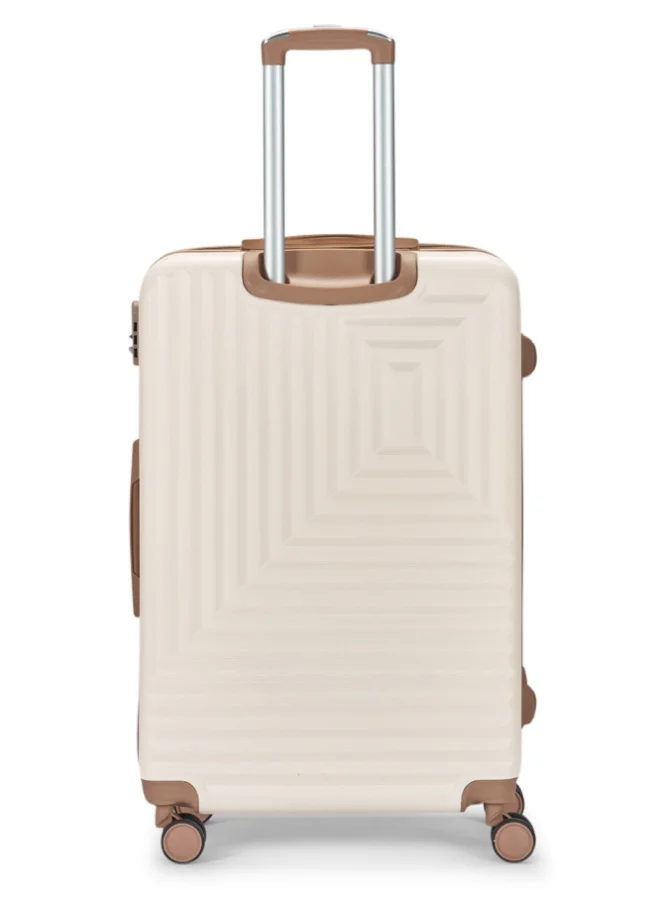LIMRA Travel bag set consisting of 4 luggage bags, size 32"/28"/24"/20 inches Beige/Gold