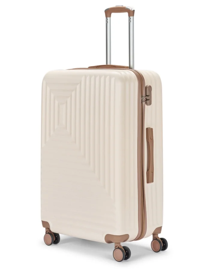 LIMRA Travel bag set consisting of 4 luggage bags, size 32"/28"/24"/20 inches Beige/Gold