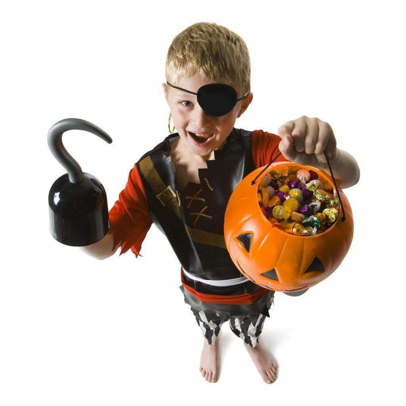 Oarkive Eye Patch for Adults â€“ Soft Black Eyepatch for Pirate Costume, Cosplay, Halloween, Adjustable Eye Patches for Dress Up