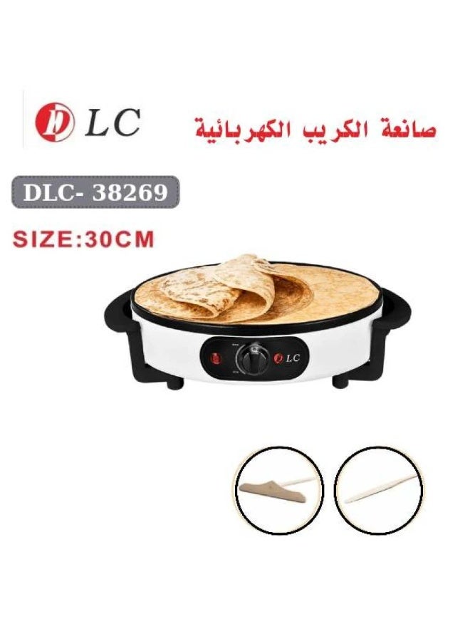 D L C Electric Crepe Maker, 30cm Size, 1500W Power
