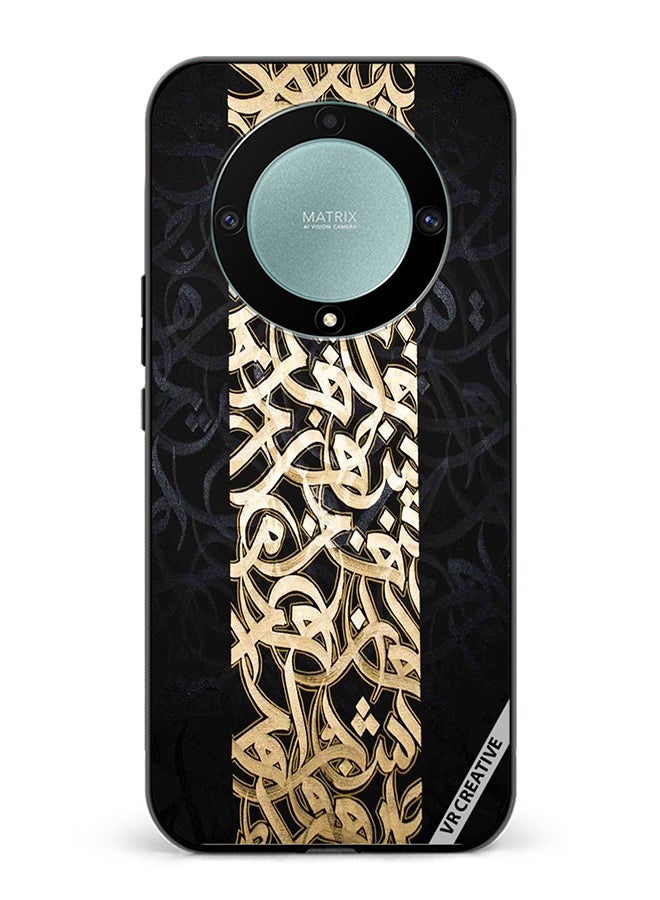VR CREATIVE غطاء حماية لهاتف Honor X9b بتصميم عربي متعدد الألوان - Image 1