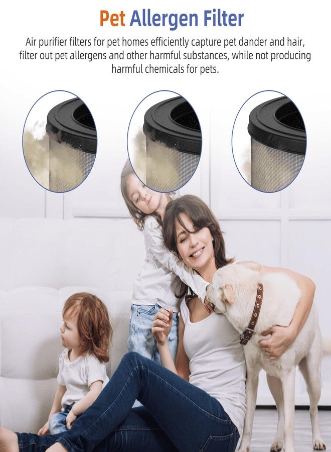 Pulluty A231 A230 Replacement Filter O for Winix A230 and A231 Air Purifier,3 in 1 H13 True HEPA High-Efficiency Activated Carbon Filter.Compare to Part # 1712-0110-00, 1712011000,2 Pack - Image 5