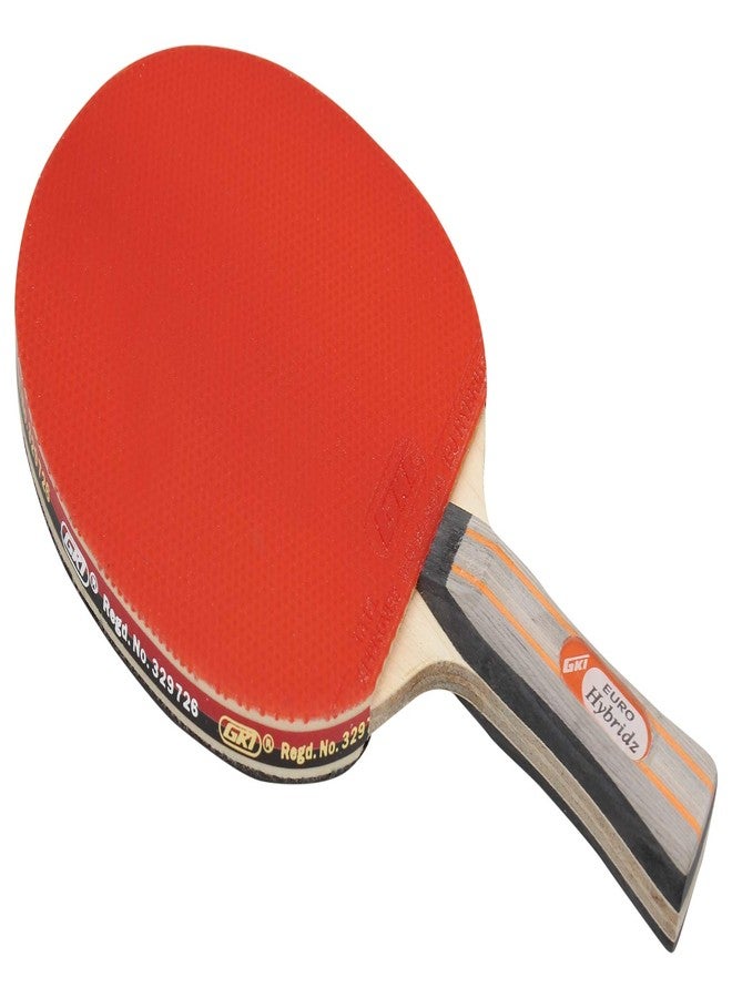 GKI Euro Hybridz Table Tennis Racquet ,Multicolor,Wood - Image 4