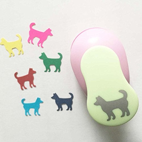 Carykon Dog & Bone 1" Clever Lever Craft Punch Paper Cutting Shape, Pack of 2 - Image 3