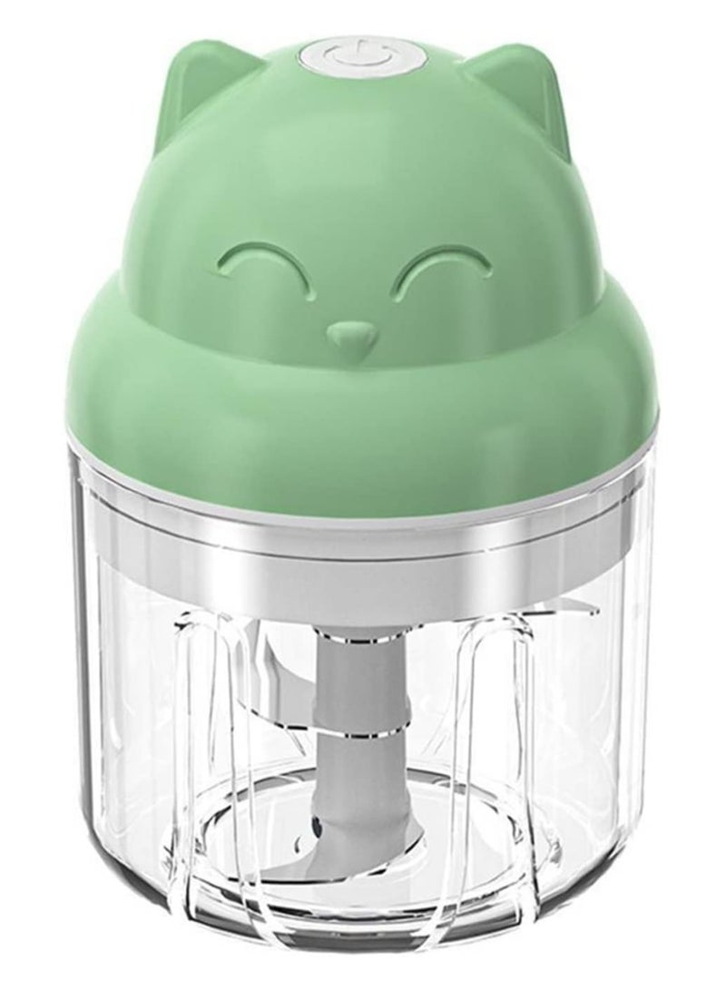 عام مطحنة الثوم الكهربائية اللاسلكية المطحنة الخضراء المطحونة اللحم المفرمة أدوات المطبخ - Image 1