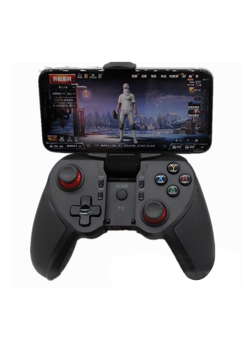 Generic - T12 Mobile Game Controller Bluetooth Wired wireless Gamepad Gaming Joystick Suitable for Android IOS PC Smart TV PS3 compatible with most popular games - Image 1