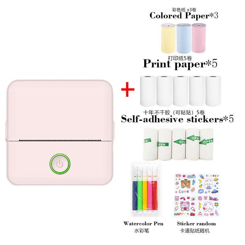 Mini Bluetooth Thermal Printer for Photos and Notes - Portable Wireless Printer Compatible with iOS &  Android - Image 1