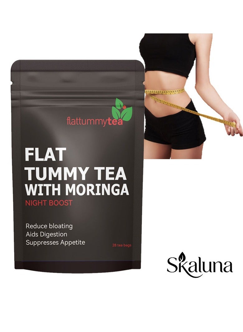 FLATTERMONN 28 Day Detox Slimming Weight Loss Tea ,Flat Tummy Tea, Boost Metabolism, Suppress Appetite, Detoxify and Slim Down,Promotes Fat Digestion and Absorption, Aids Bowel Movement, Supports Stomach Health, Reduces Accumulation of Abdominal Fat - Image 1