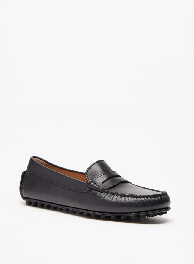 Celeste Womens Solid Slip-On Loafers