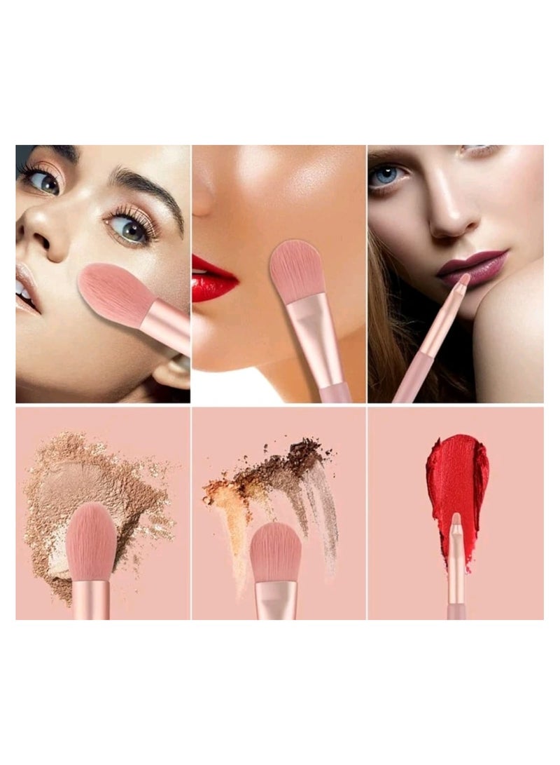 شي إن 8 قطع مجموعة من فرش صغيرة باللون الوردي - Image 4