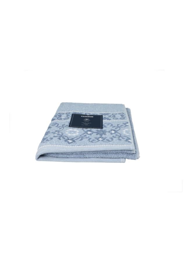 Cannon Soft And Super Absorbent Jacquard Towel Blue 50 X 100Cm F-T-Cn-L50-Jq-Blu - Image 2