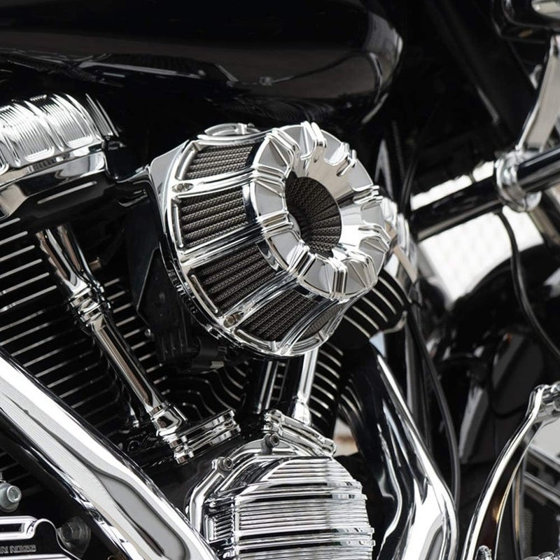 QASULER CNC Crafts Intake Air Cleaner Filter for Harley Motorcycles - Image 3