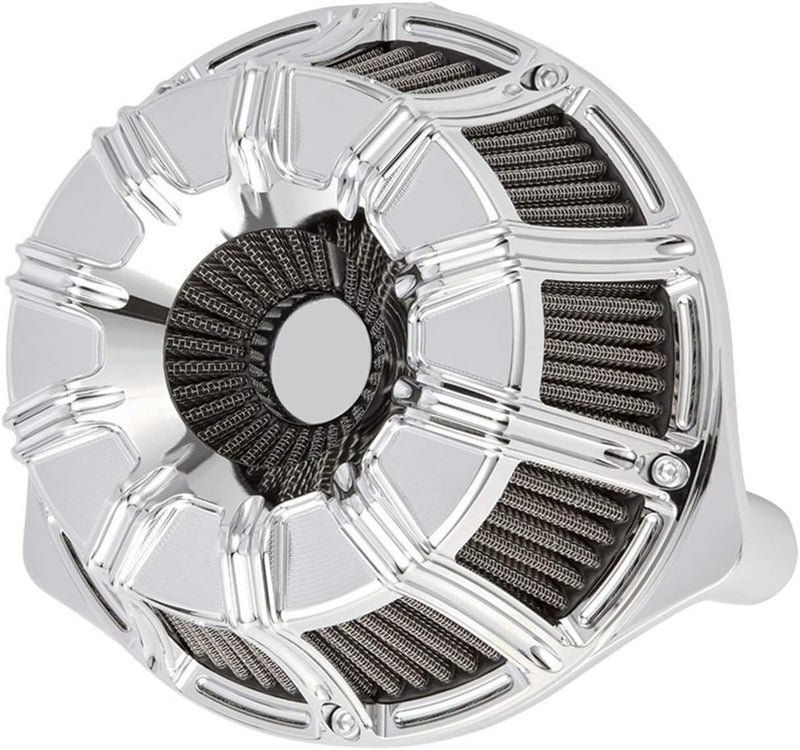 QASULER CNC Crafts Intake Air Cleaner Filter for Harley Motorcycles - Image 1