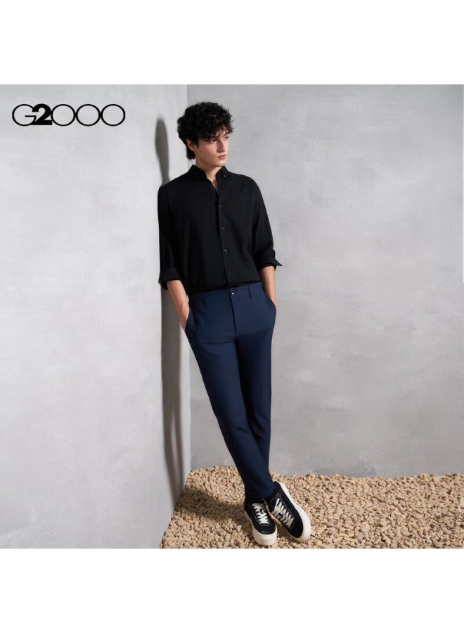 G2000 Anti-static Men's Autumn Winter Comfortable Tapered Casual Pants Mall Edition - Image 3