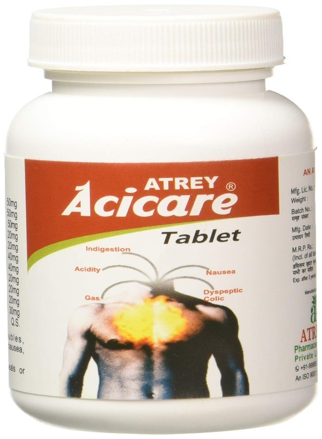 Atrey Acicare 100 Tablets For Indigestion Health - Pack of 2 - Image 1