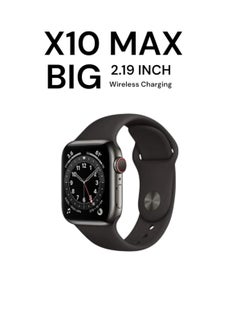 X10 Max Smart Watch with Wireless Charging, Heart Rate Monitor, BT Calling & Siri Support"