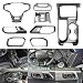 Fancemot 8 Pcs Carbon Fiber Interior Decor Trim Cover Kit Compatible with 20212024 Ford Bronco Gear Shift Panel Cover Inner Door Handle Cover Steering Wheel Cover Not Fit Manual Transmission - Image 2