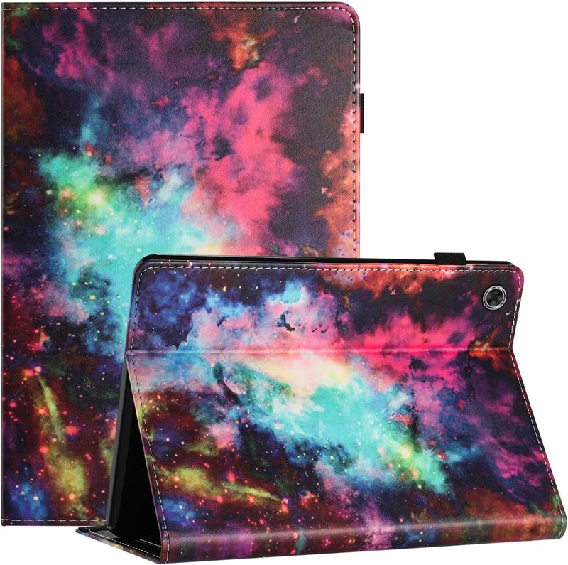 LSPCASA غلاف لـ Samsung Galaxy Tab A11+/ A11 Plus مقاس 11 بوصة 2025 قابلة للطي من جلد PU واقية مع حامل قلم وفتحات بطاقات - غلاف جهاز لوحي لـ Galaxy Tab A11 Plus/A11+ - سماء مرصعة بالنجوم - Image 2