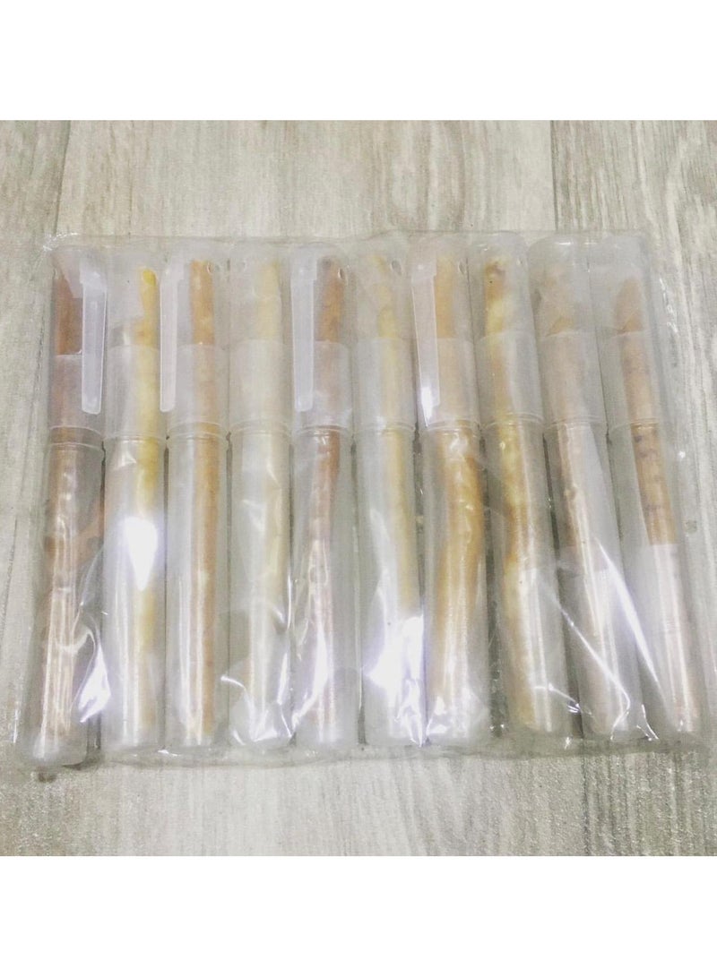 Generic Siwak 10 pieces with an excellent pen like case It is easy to put and keep the Siwak in the pocket easily cleanly and in order Very suitable for distributions on special occasions Umrah and Hajj - Image 1