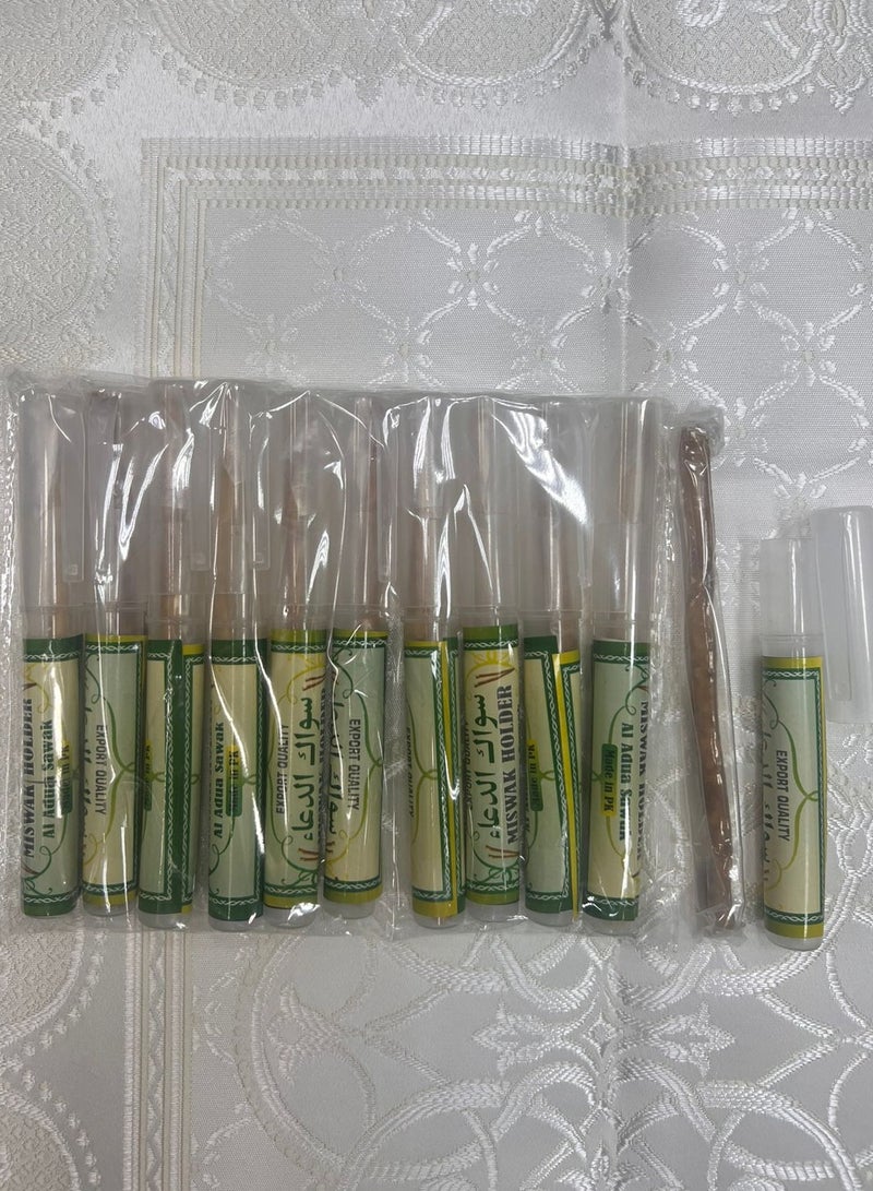 Generic Siwak 10 pieces with an excellent pen like case It is easy to put and keep the Siwak in the pocket easily cleanly and in order Very suitable for distributions on special occasions Umrah and Hajj - Image 3