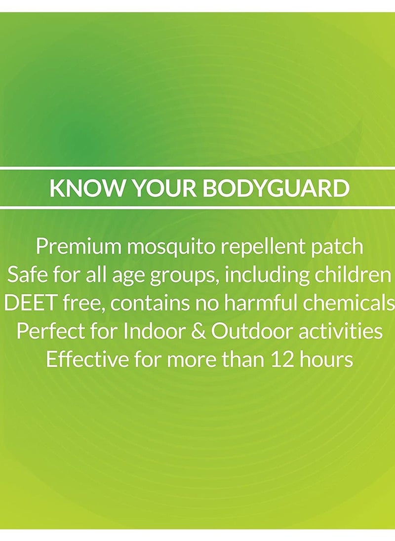 Bodyguard - Bodyguard Natural Mosquito Repellent Patches | Bug Repellent Patches | Premium Mosquito Patches for Kids, Adults, Camping, Travel, Outdoors & Home Protection( 4 X 24 Count) - Image 1