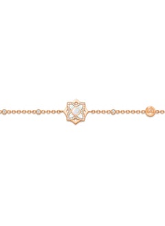 CERRUTI 1881 Ottavia Rose Gold-Plated Bracelet, White Mother of Pearl Floral Charm For Women  - Image 2