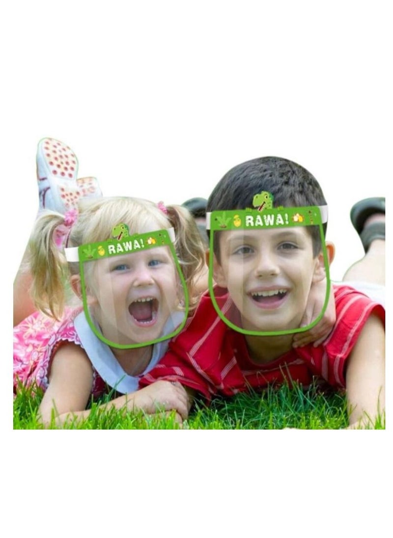 Pikkaboo Kids Protective Face Shield Visor With Elastic Band-Dino