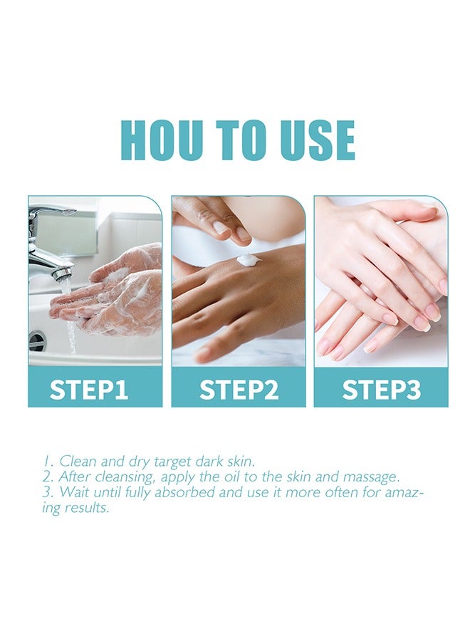 إيلهو كريم علاج Acanthosis Nigricans - مع حمض اللاكتيك ، كريم الريتينول الذي تم اختباره من قبل أطباء الأمراض الجلدية ، كريم إزالة فرط التصبغ ، لأجزاء الجسم الداكنة مثل مفاصل الكاحلين في الرقبة والإبطين 50 جرام - Image 3