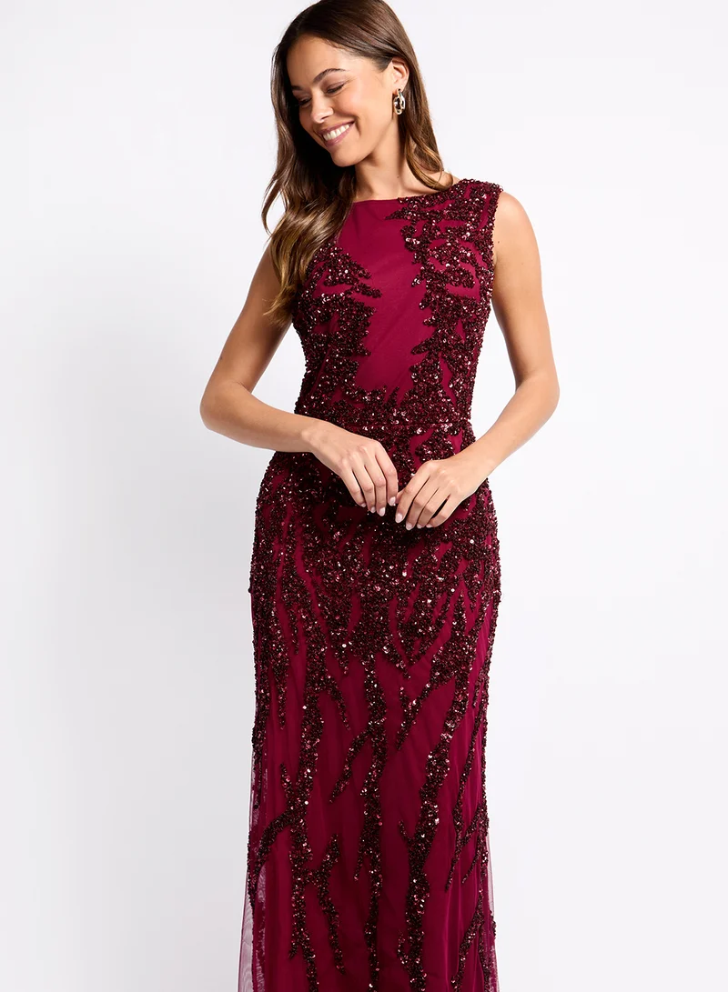 Little Mistress Sequin Formal Dress