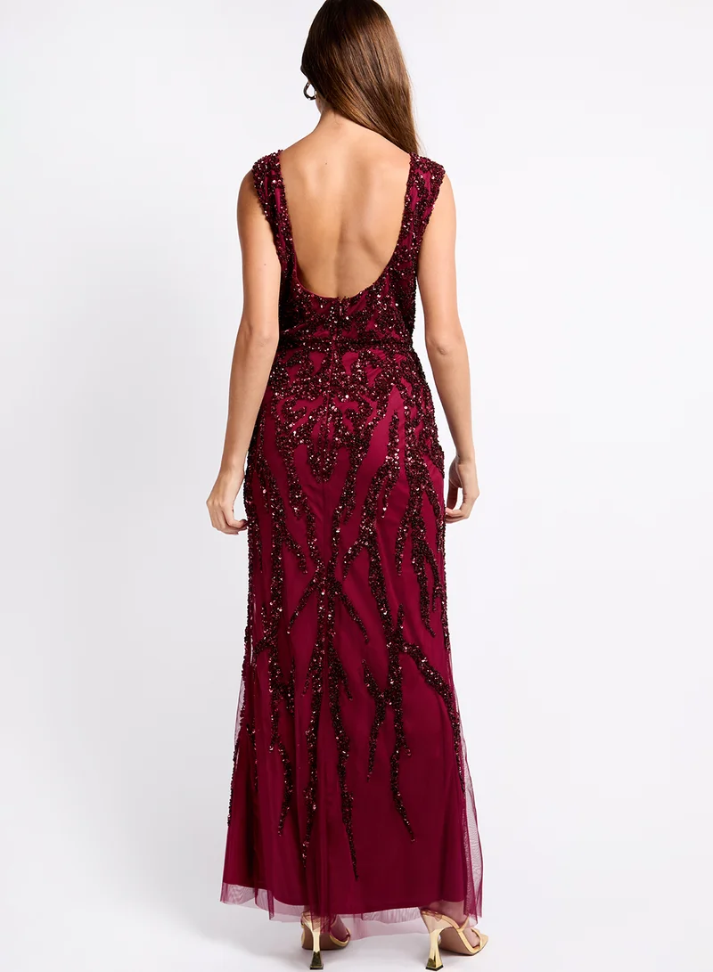 Little Mistress Sequin Formal Dress