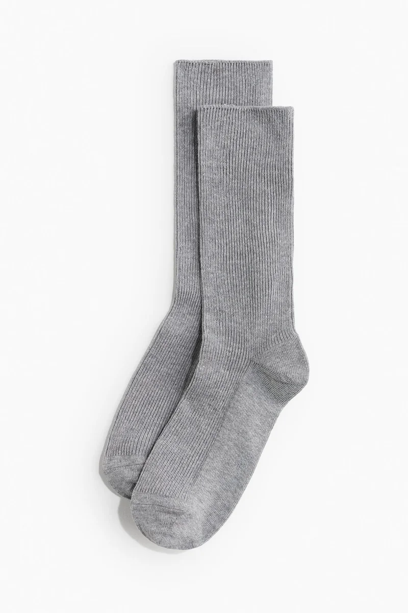 H&M 3-Pack Ribbed Socks