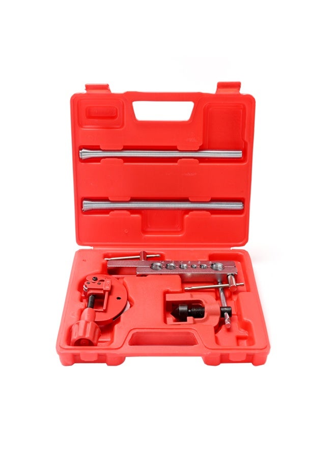 LAWAZIM 7 Piece Copper Pipe Cutter Set - Rotary Tubing Cutter (6-15mm) for Copper, Aluminium & PVC Pipes, Adjustable Pipe Flaring Tool, Deburring Tool for Plumbing, HVAC, Refrigeration & Home Repair - Image 1