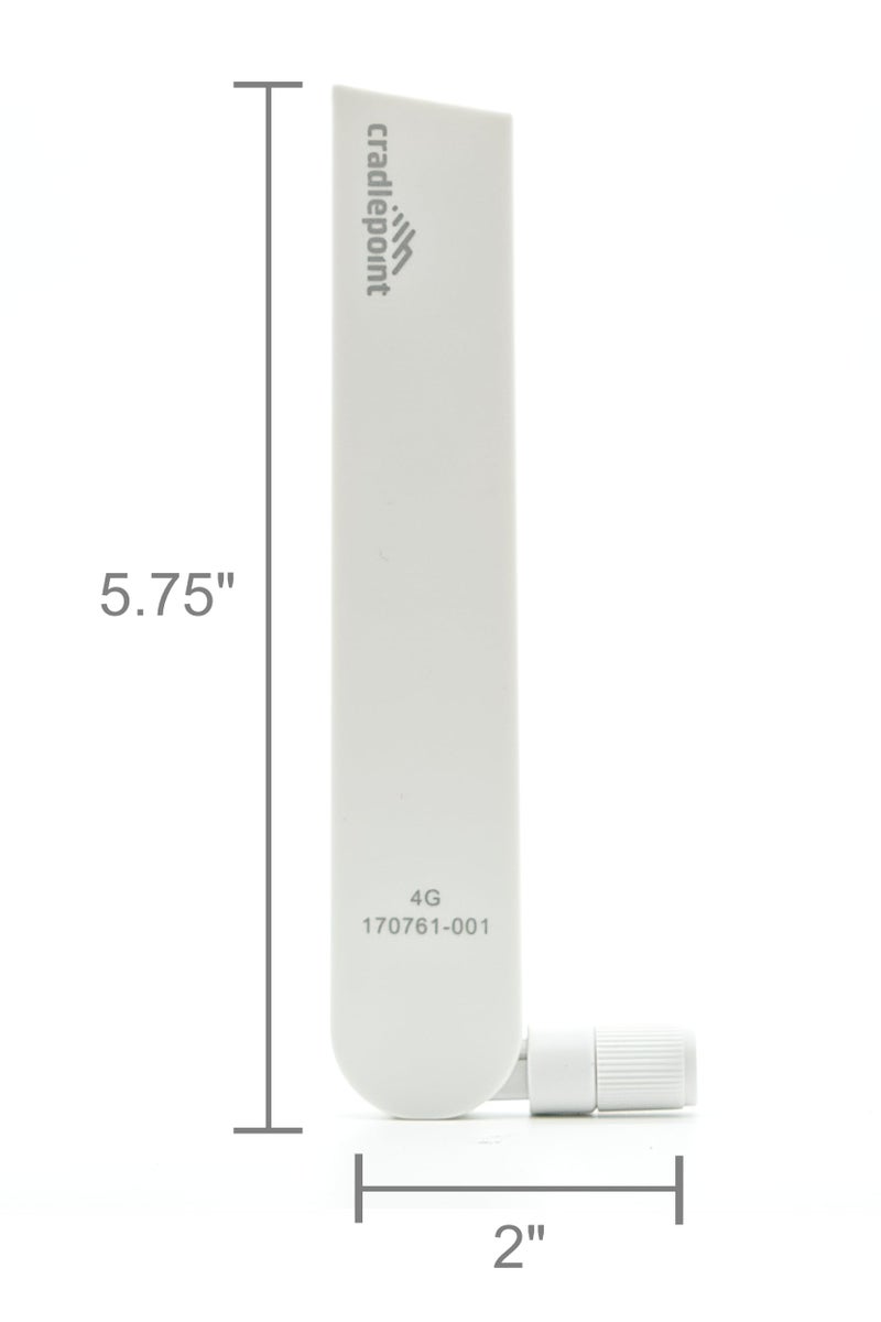Cradlepoint هوائي خلوية SMA من كريدلبوينت بتردد 600MHz-6GHz - أبيض رقم القطعة 170761-001 - Image 2