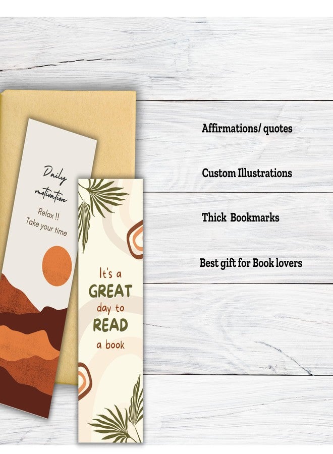 EKDALI Bookmarks Set of 16| 350 GSM Thick Book Marks| Matte Finish| NO Repeat Designs| Boho Theme Bookmark | Size 2 x 6 inches - Image 5