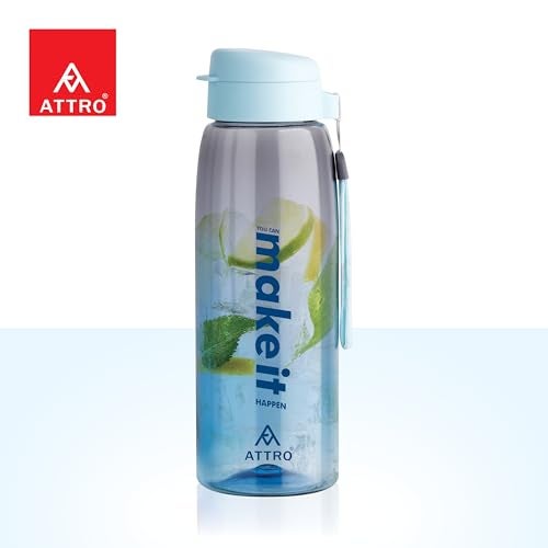 ATTRO Sip Star Plastic Water Bottle – 1000ml, Blue, BPA Free, Leak-Proof, Durable Sports & Travel Bottle, Ideal for Gym, Office, School, Outdoor & Daily Use - Image 5