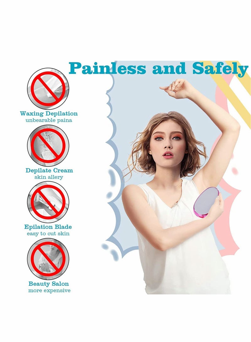 KASTWAVE 2022 Crystal Hair Eraser, Magic Crystal Hair Remover, Painless Hair Removal Stone  Skin Exfoliator Tool for Men Women - Image 2