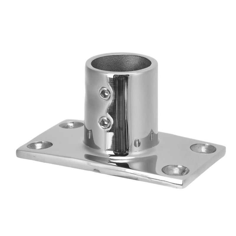 Stainless Steel Marine Tube Base Fitting 1 Inch Through Hole for Boat Yacht Sunshade Mount - Image 2