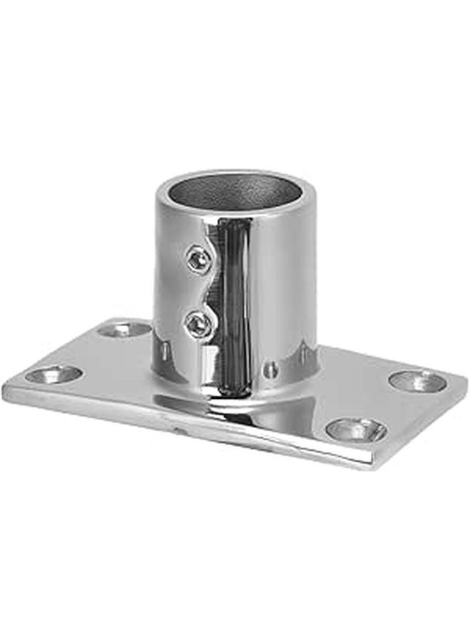 Stainless Steel Marine Tube Base Fitting 1 Inch Through Hole for Boat Yacht Sunshade Mount - Image 1