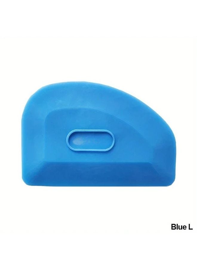 Blue Rubber Plastic Scraper Tool for Pottery Sculpting Clay Trimming Shaping DIY Craft - Image 1