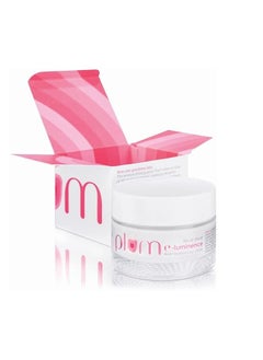 Plum Plum E-Luminence Deep Moisturizing Cream Ultra-hydrating Face Moisturizer For Normal Dry and Sensitive Skin Rich in Vitamin E Nourishes Skin Combats Drynes Smoothens Skin, White 50ml  - Image 1