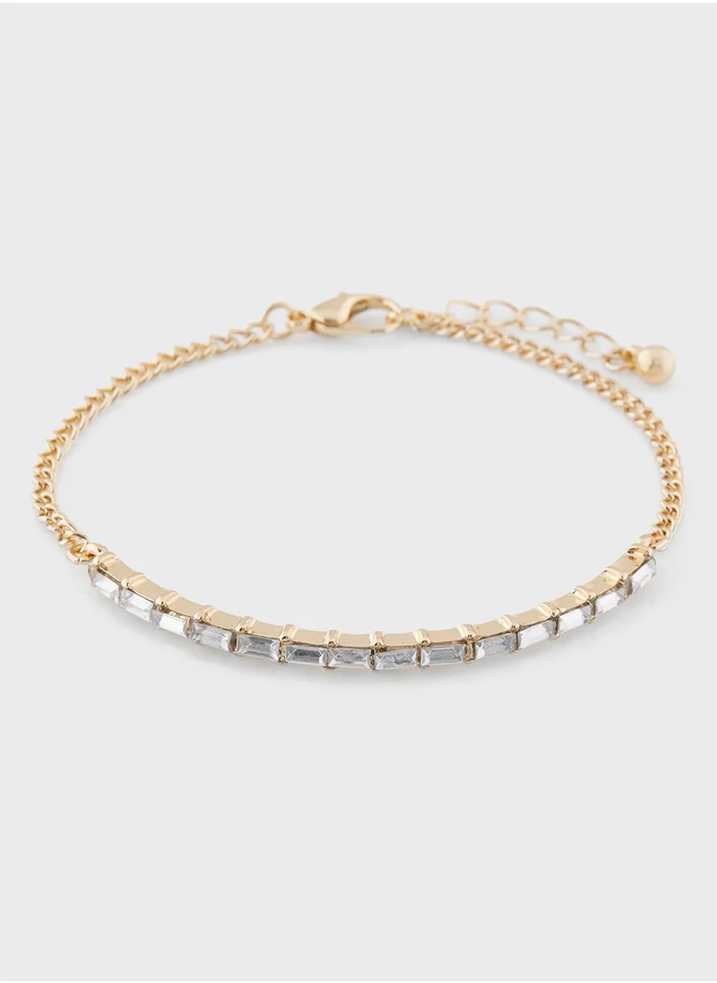 ايلا 3 Pack Mix Chain Stone  Bracelet